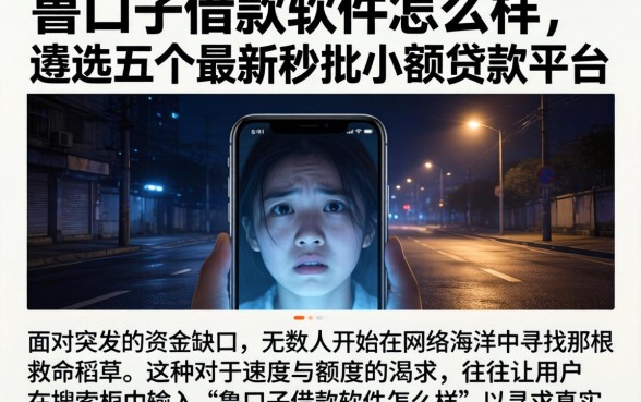鲁口子借款软件怎么样，遴选五个最新秒批小额贷款平台