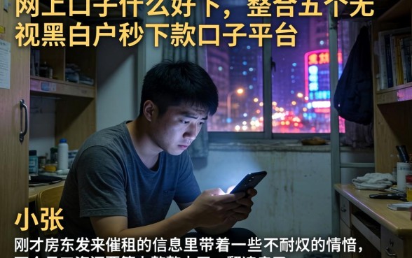网上口子什么好下，整合五个无视黑白户秒下款口子平台