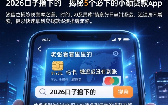 2026口子撸下的,揭秘5个必下的小额贷款app