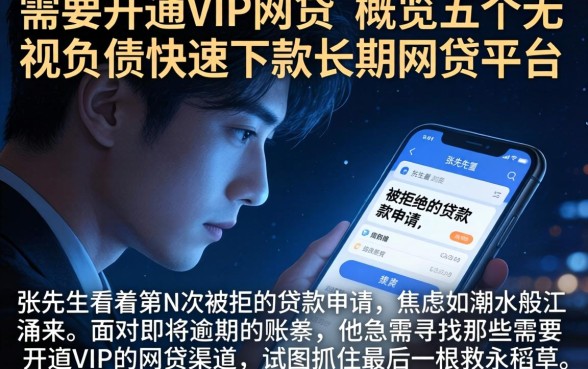 需要开通vip的网贷，概览五个无视负债快速下款长期网贷的平台