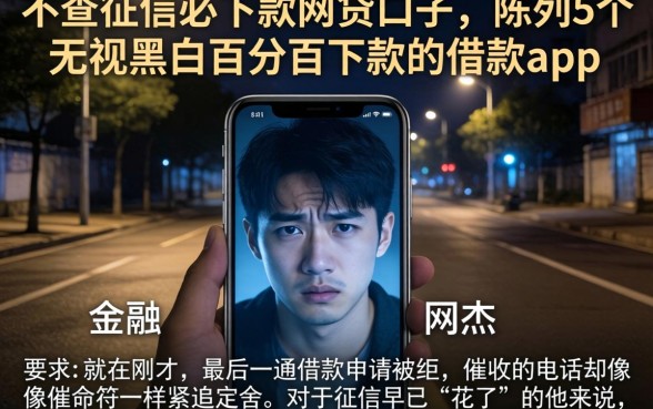 不查征信必下款的网贷口子，陈列5个无视黑白百分百下款的借款app