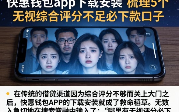 快惠钱包app下载安装，梳理5个无视综合评分不足必下款口子