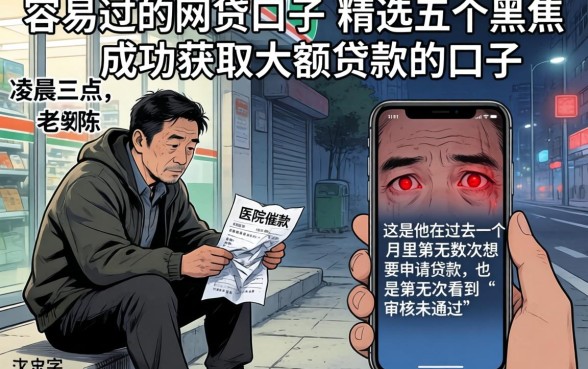容易过的网贷口子，精选五个黑户成功获取大额贷款的口子