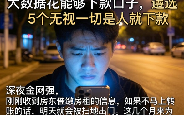 大数据花能够下款的口子，遴选5个无视一切是人就下款