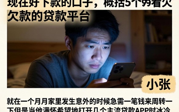 现在好下款的口子，概括5个不看欠款的贷款平台