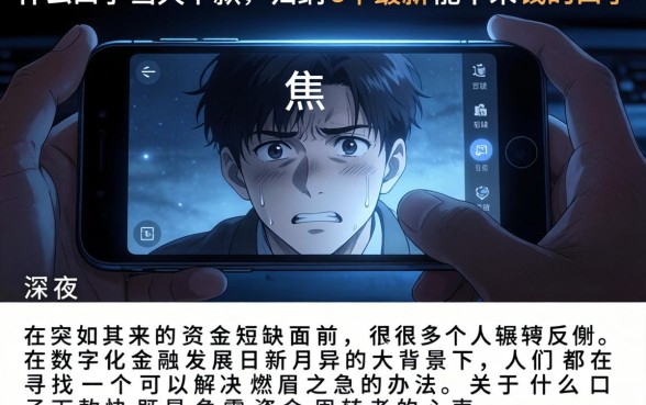 什么口子当天下款，归纳5个最新能下来钱的口子