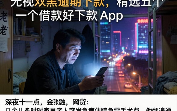 无视双黑逾期下款，精选五个借款好下款的app