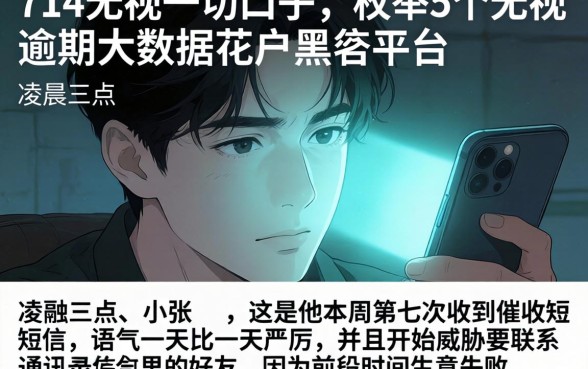 714无视一切口子，枚举5个无视逾期大数据花户黑户平台