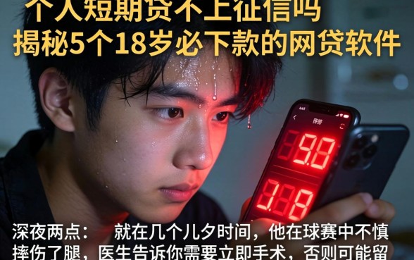 个人短期贷不上征信吗，揭秘5个18岁必下款的网贷软件