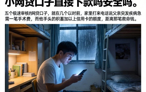 小网贷口子直接下款吗安全吗，详细阐述五个极速审核的网贷口子