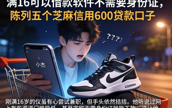 满16可以借款的软件不需要身份证，陈列五个芝麻信用600贷款口子