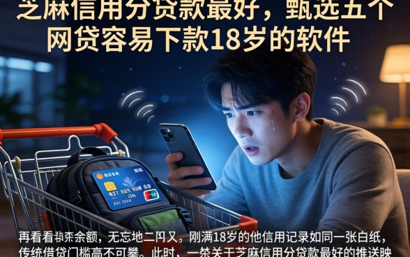 芝麻信用分贷款最好，甄选五个网贷容易下款18岁的软件