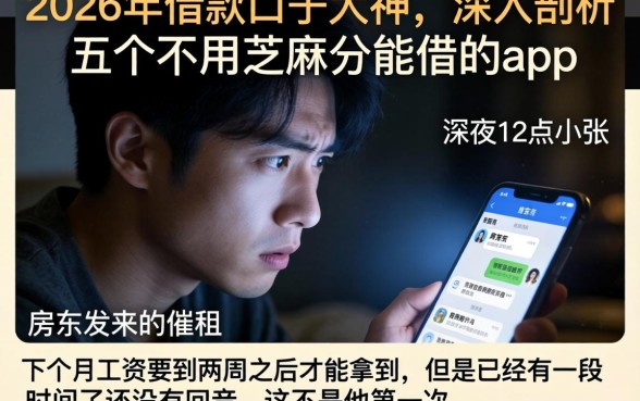 2026年借款口子大神，深入剖析五个不用芝麻分能借的app