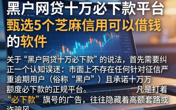 黑户网贷十万必下款的平台，甄选5个芝麻信用可以借钱的软件