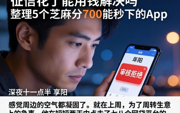 征信花了能用钱解决吗，整理5个芝麻分700能秒下的app