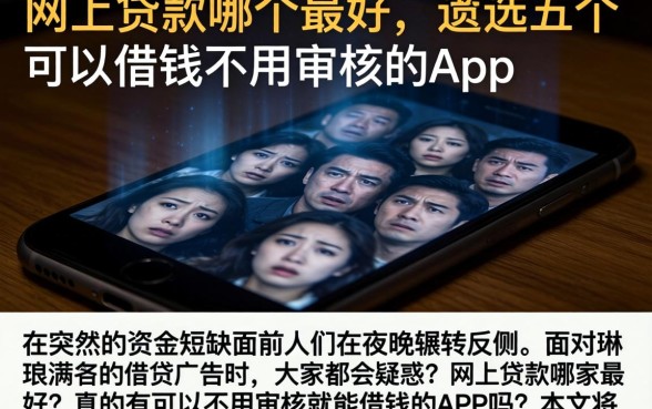 网上贷款哪个最好，遴选五个可以借钱不用审核的app