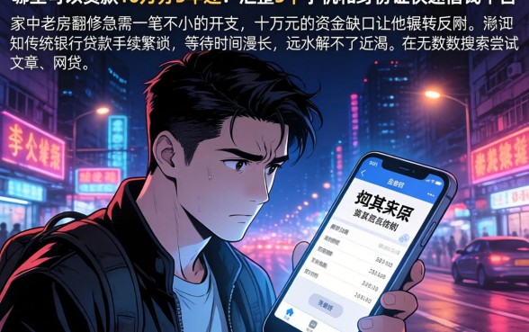 哪里可以贷款10万分5年还，汇整5个手机和身份证快速借钱平台