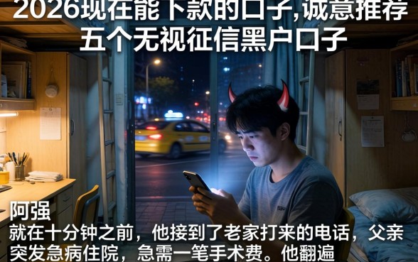 2026现在能下款的口子，诚意推荐五个无视征信黑户口子
