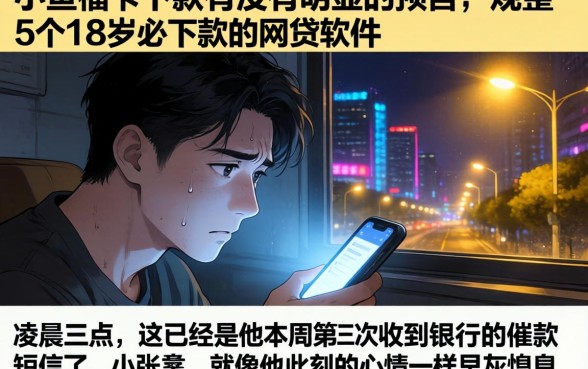 小鱼福卡下款有没有明显的预兆，规整5个18岁必下款的网贷软件