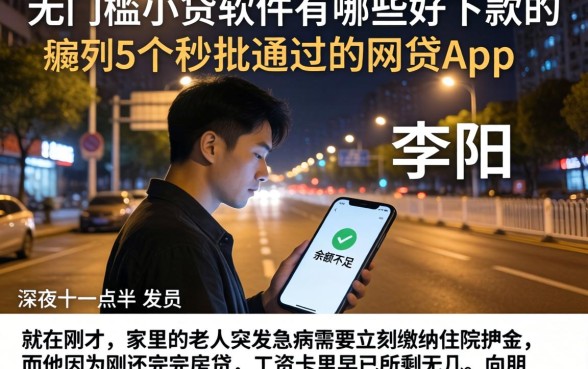 无门槛小贷软件有哪些好下款的，胪列5个秒批通过的网贷app
