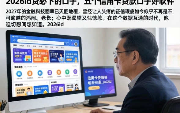 2026id贷必下的口子，详细阐述五个信用卡贷款口子好软件