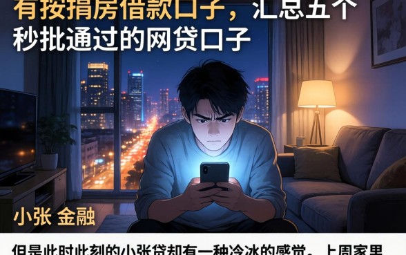 有按揭房借款口子，汇总五个秒批通过的网贷口子