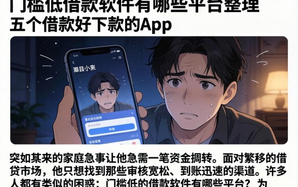 门槛低的借款软件有哪些平台，整理五个借款好下款的app