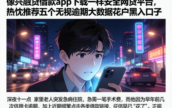像兴融贷借款app下载一样安全的网贷平台，热忱推荐五个无视逾期大数据花户黑户口子
