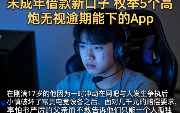 未成年借款新口子，枚举5个高炮无视逾期能下的app