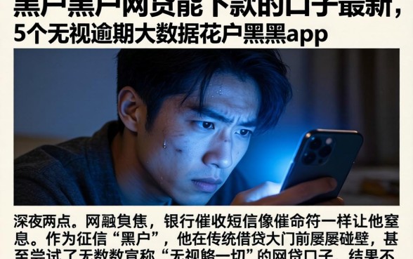 黑户黑户网贷能下款的口子最新，详细阐述5个无视逾期大数据花户黑户app