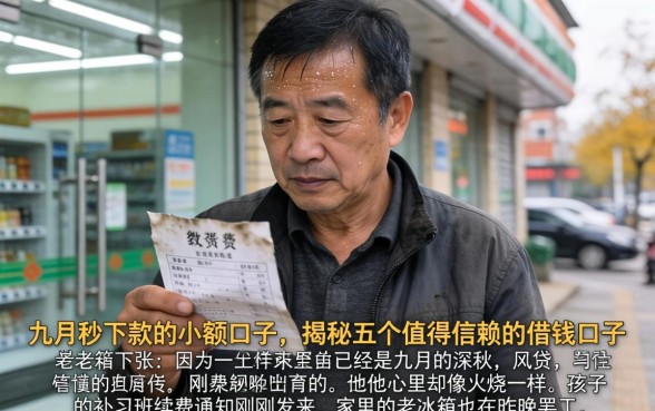 九月秒下款的小额口子，揭秘五个值得信赖的借钱口子