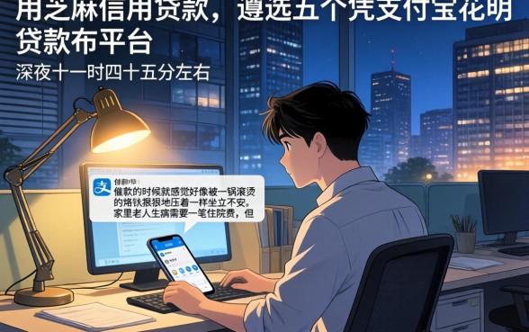 用芝麻信用贷款的，遴选五个凭支付宝花呗贷款的平台