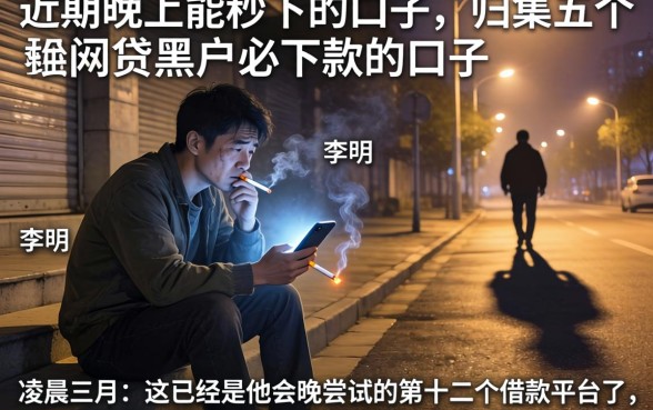 近期晚上能秒下的口子，归集五个网贷黑户必下款的口子