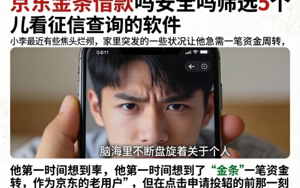 京东金条借款吗安全吗,筛选5个不看征信查询的软件