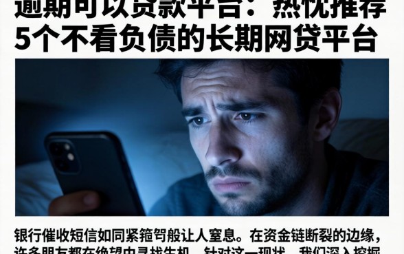 逾期可以贷款的平台，热忱推荐5个不看负债的长期网贷平台