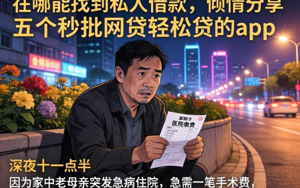 在哪能找到私人借款，倾情分享五个秒批网贷轻松贷的app