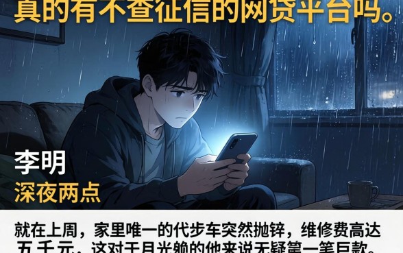 真的有不查征信的网贷平台吗，细致阐述五个值得信赖的借钱平台