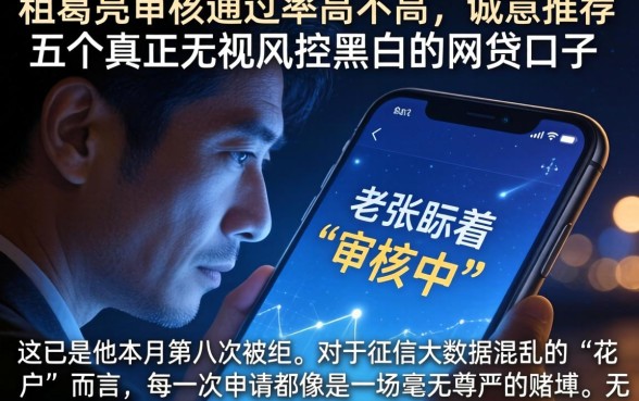 租葛亮审核通过率高不高，诚意推荐五个真正无视风控黑白的网贷口子