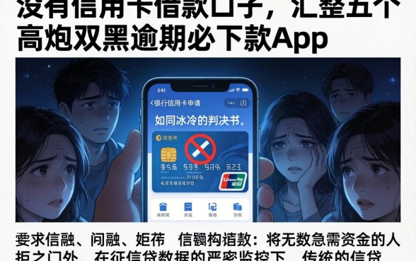 没有信用卡借款口子，汇整五个高炮双黑逾期必下款app