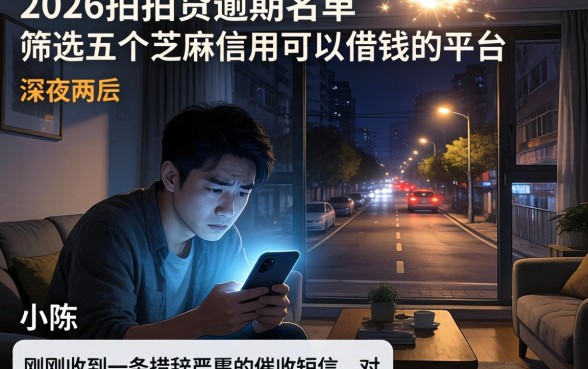 2026拍拍贷逾期名单，筛选五个芝麻信用可以借钱的平台