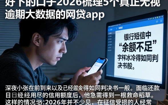 好下的口子2026，梳理5个真正无视逾期大数据的网贷app