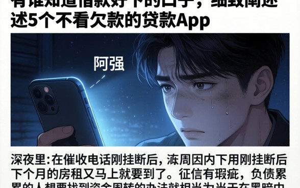 有谁知道借款好下的口子，细致阐述5个不看欠款的贷款app