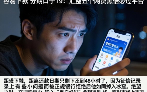 容易下款的分期口子19，汇整五个网贷黑户必过平台