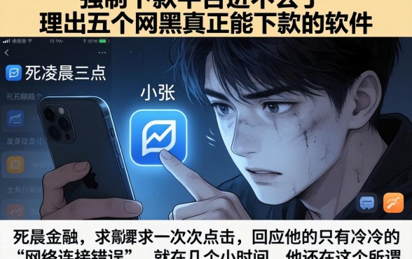 强制下款平台进不去了，理出五个网黑真正能下款的软件
