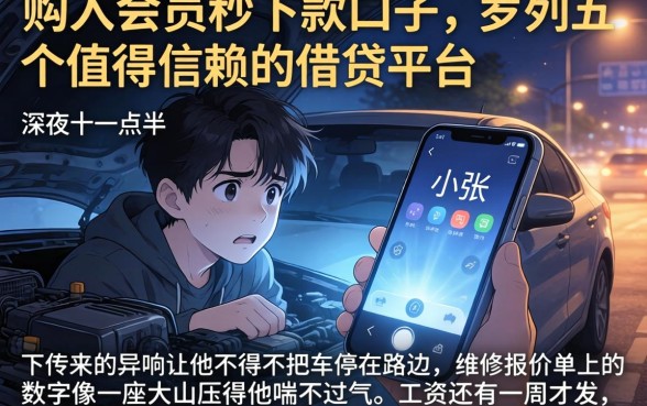 购入会员秒下款的口子，罗列五个值得信赖的借贷平台