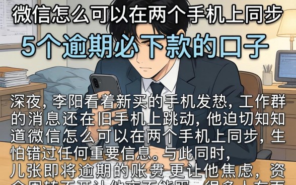 微信怎么可以在两个手机上同步，详细阐述5个逾期必下款的口子