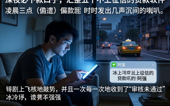 深夜必下款的口子，汇整五个不上征信的贷款软件