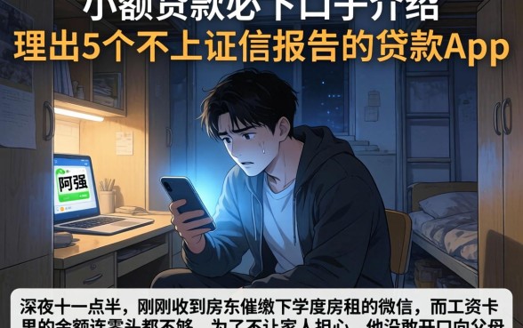 小额贷款必下口子介绍,理出5个不上征信报告的贷款app