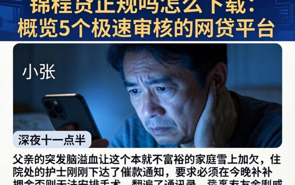 锦程贷正规吗怎么下载，概览5个极速审核的网贷平台