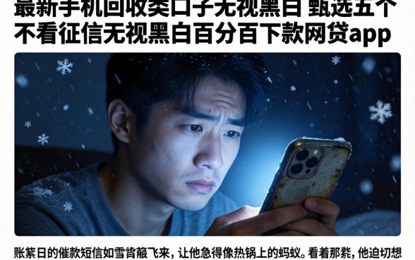 最新手机回收类口子无视黑白，甄选五个不看征信无视黑白百分百下款网贷app